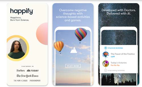 اپلیکیشن‌ Happify هپی فای