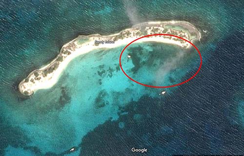 جزیرهای که وجود ندارد (Sandy Island) - اقیانوس آرام